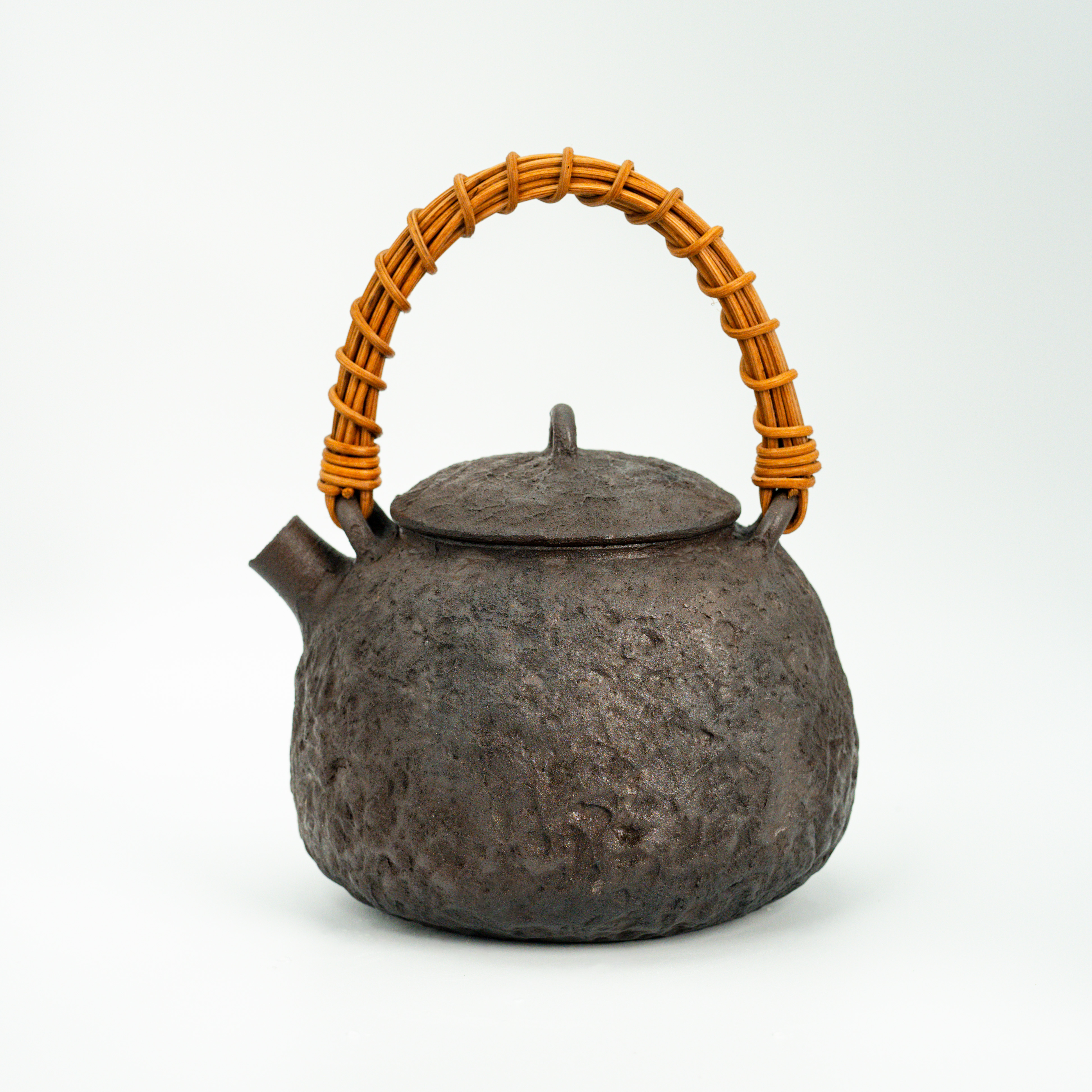 【阿煊茶器】张庾 原创大提梁壶 可明火 茶器 手工 围炉煮茶 侘寂风
