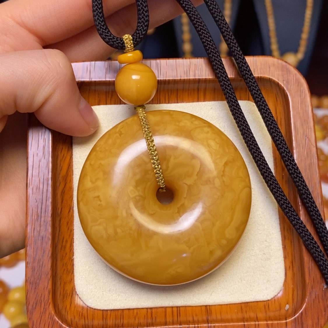 【闪购商品】蜜蜡颈饰未镶嵌项链