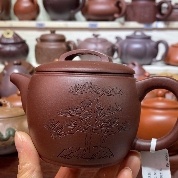 茶壶紫砂微瑕处理一把