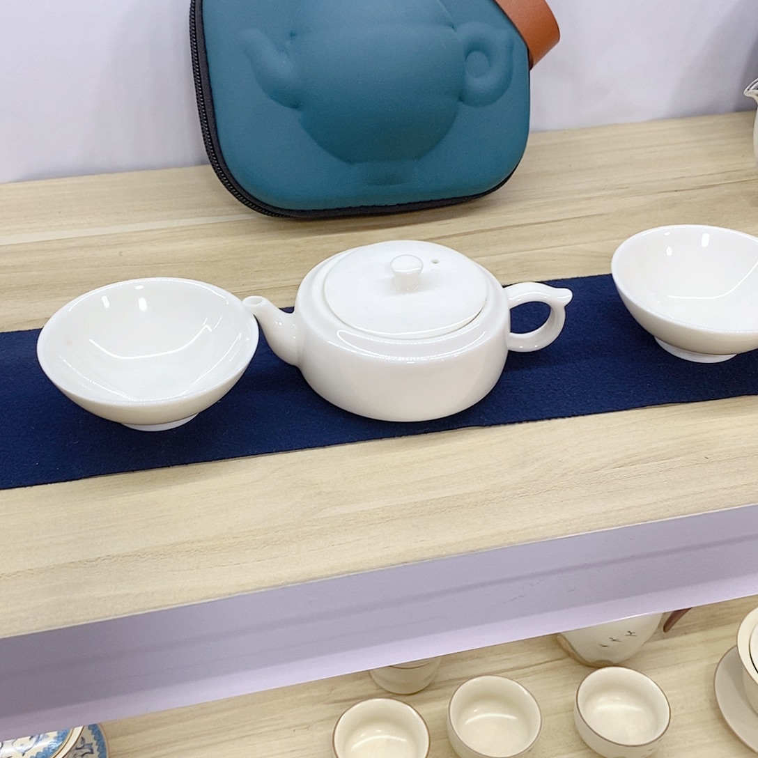 羊脂玉茶具套装家用