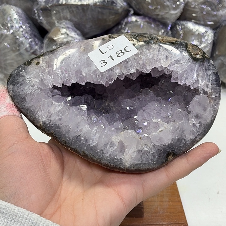 未镶嵌水晶摆件天然紫水晶