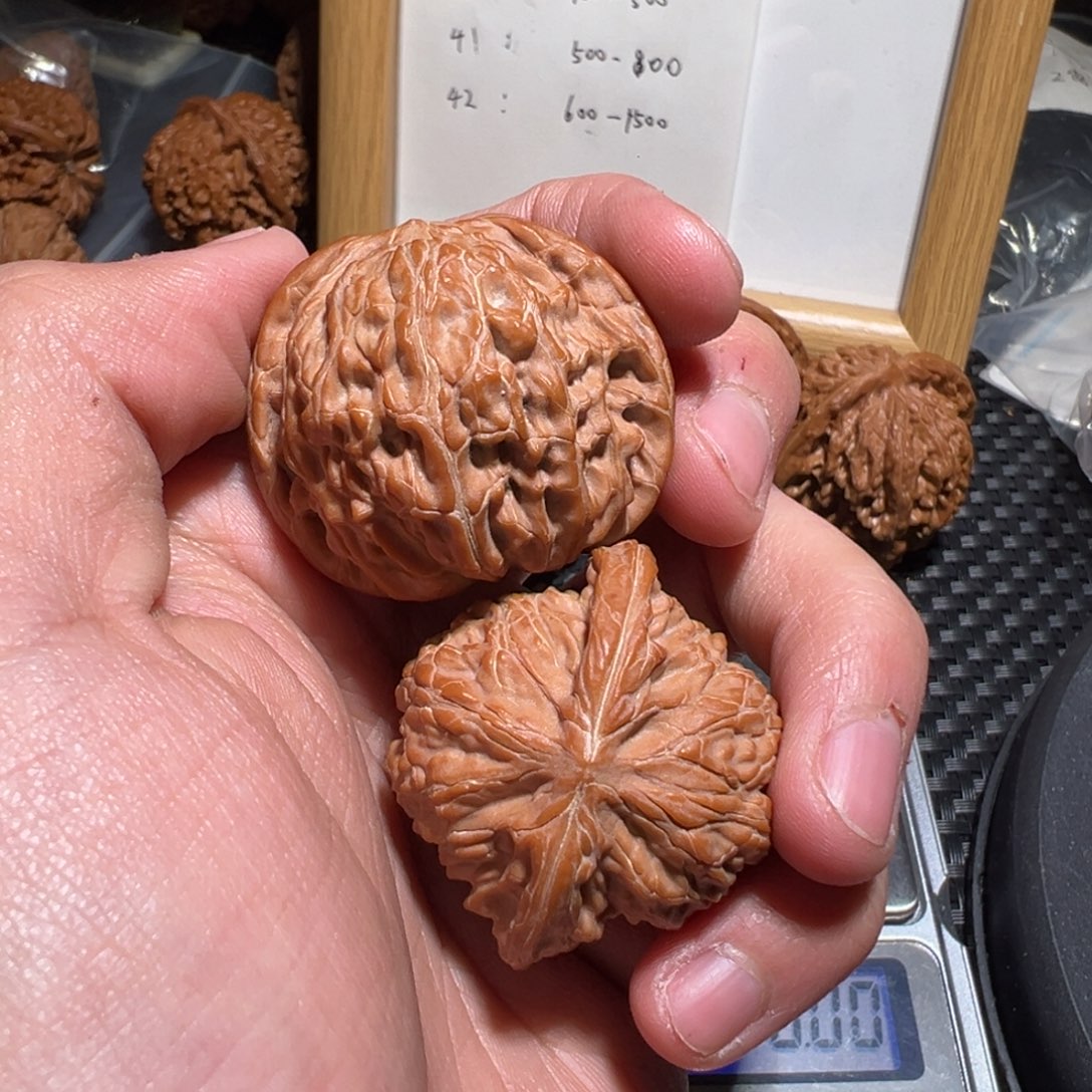 文玩核桃把件粪**蛆磨盘