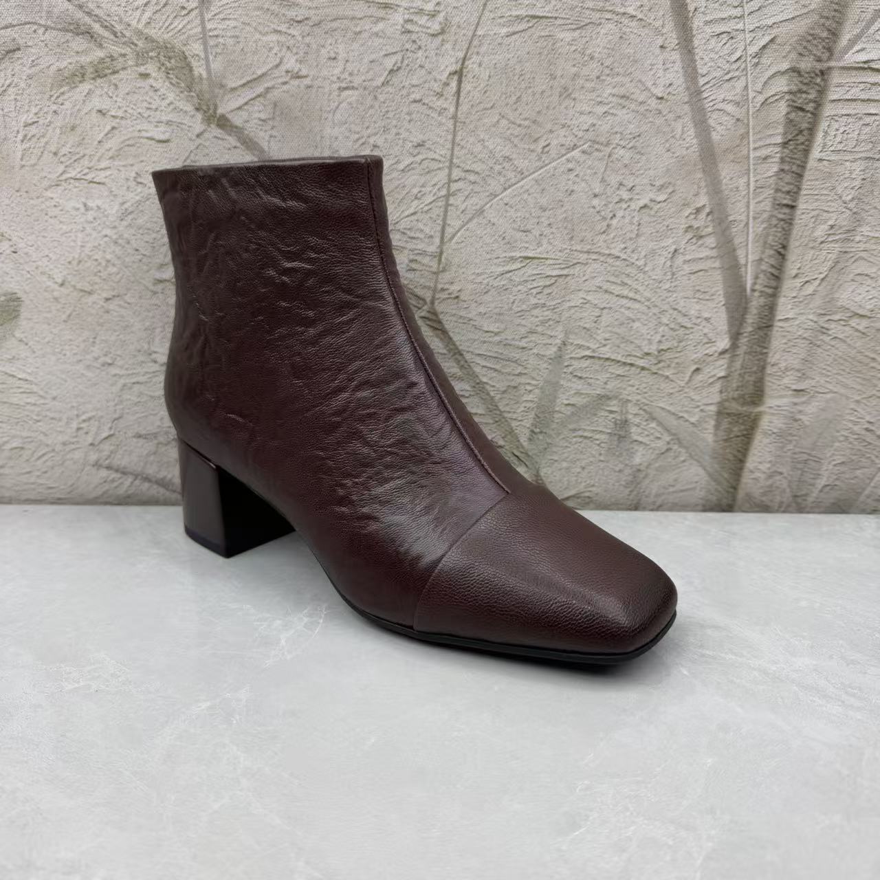 短靴女女靴子（羊皮）女 86628-55 绒