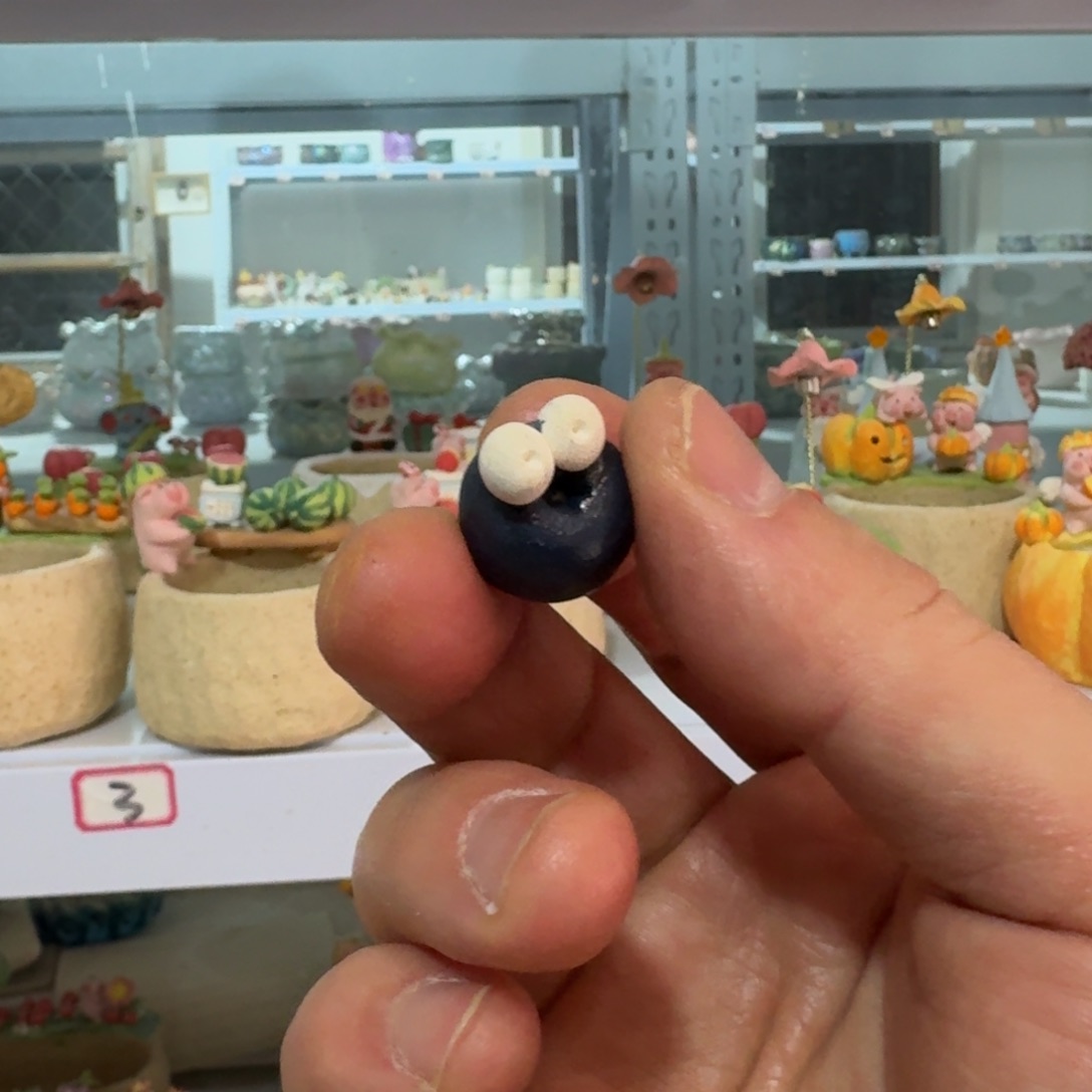 胖***子厂家直销手工花盆摆件