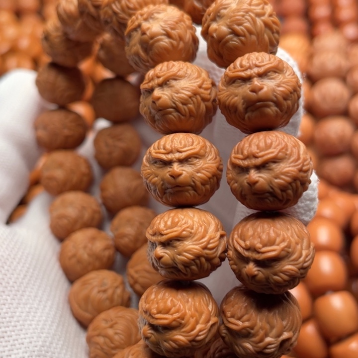 猴头核桃吊坠小**&斗战胜佛