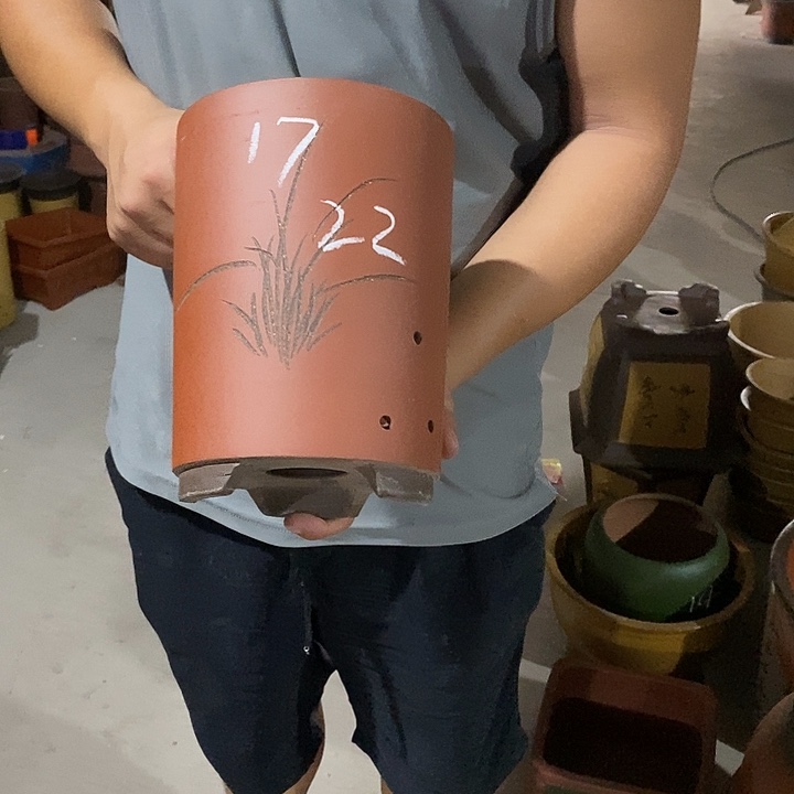 紫砂花盆紫砂花盆