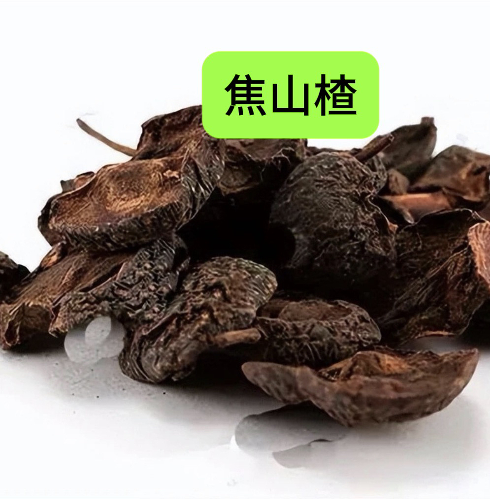 山楂   炒焦的山楂  焦山楂