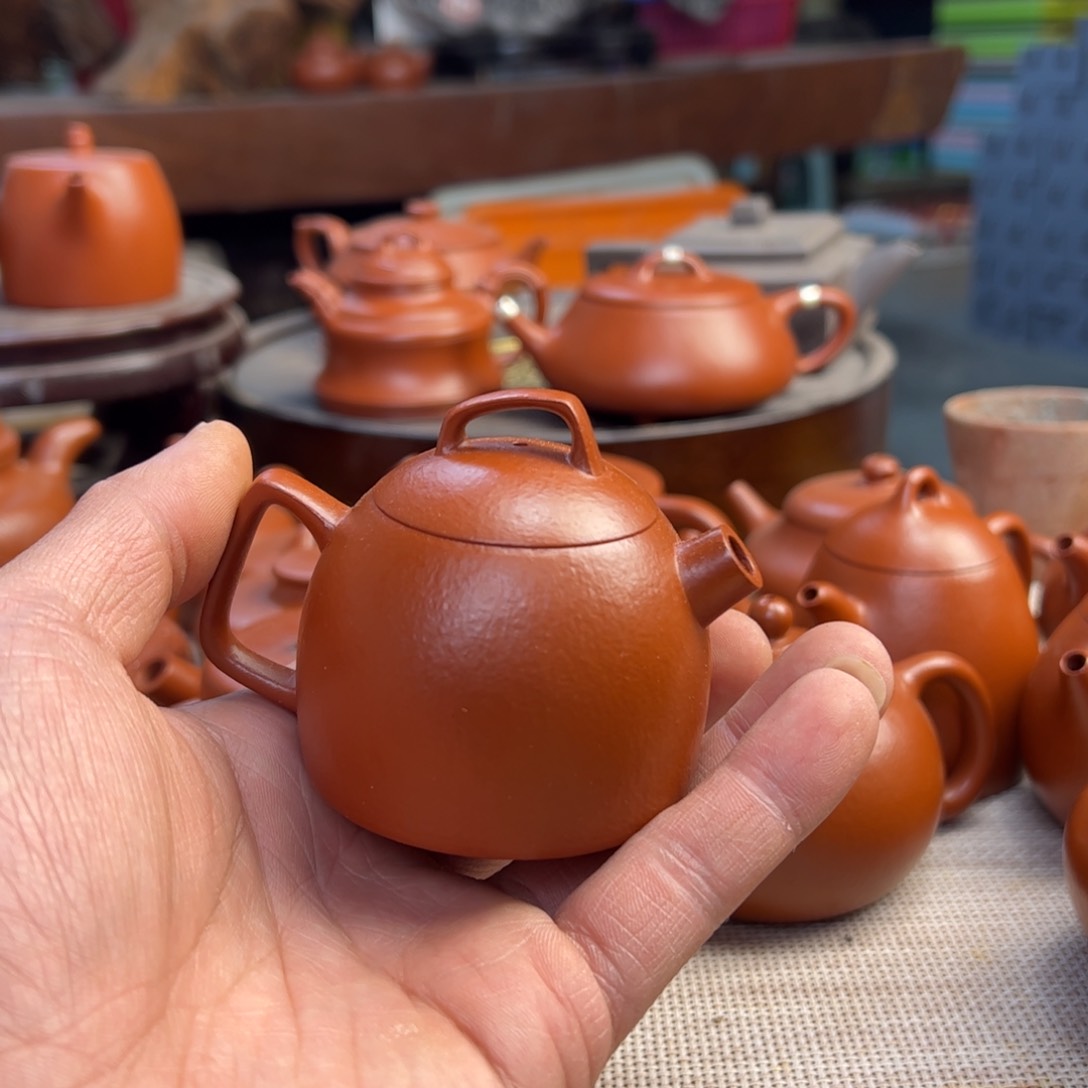 紫砂壶妍*全手工制作几何秦权