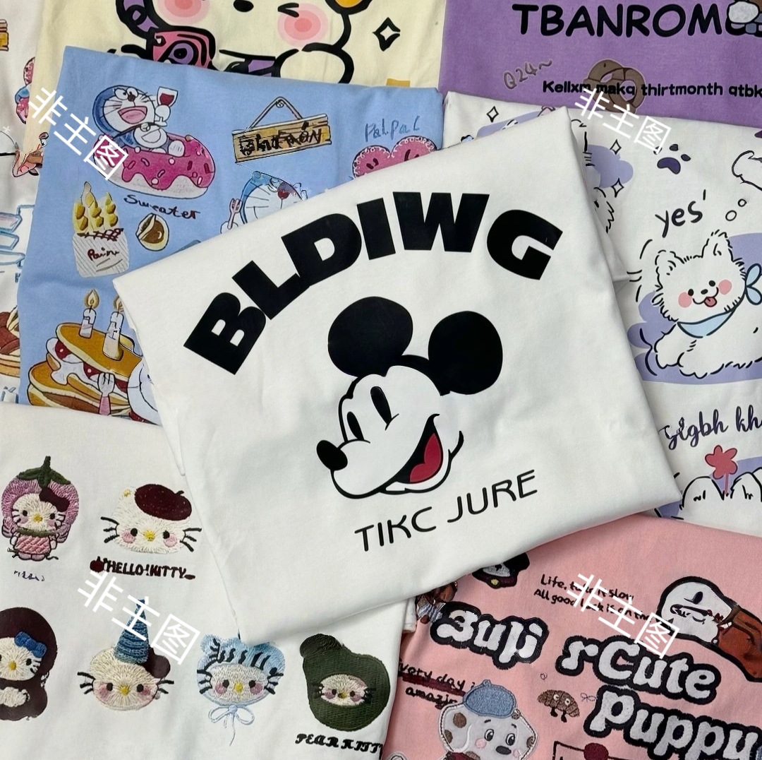 【A021-A050】夏季新款印花韩版T恤