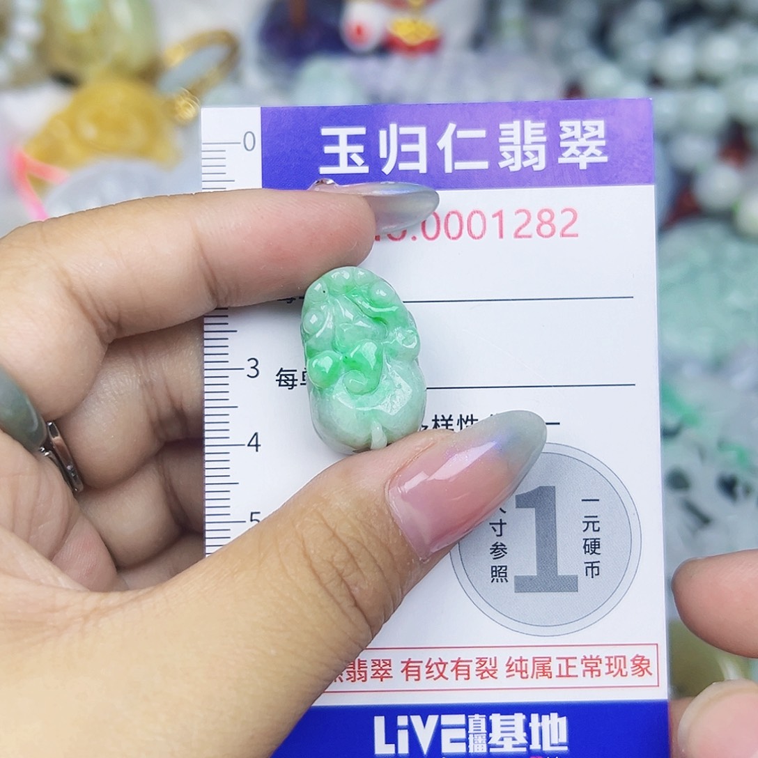 翡翠未镶嵌颈饰Qqqq