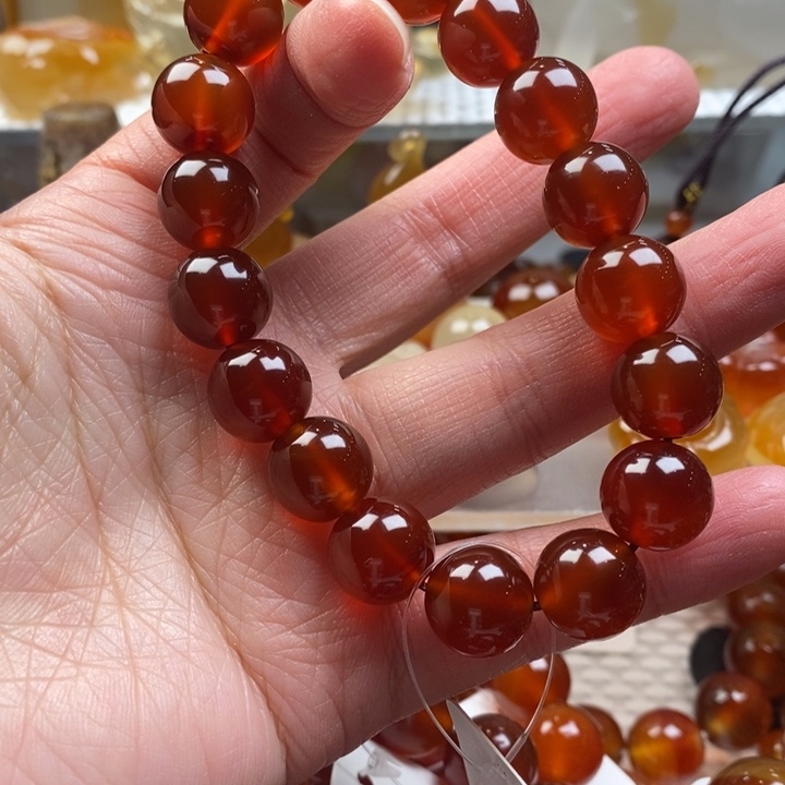 玛瑙/玉髓颈饰合金