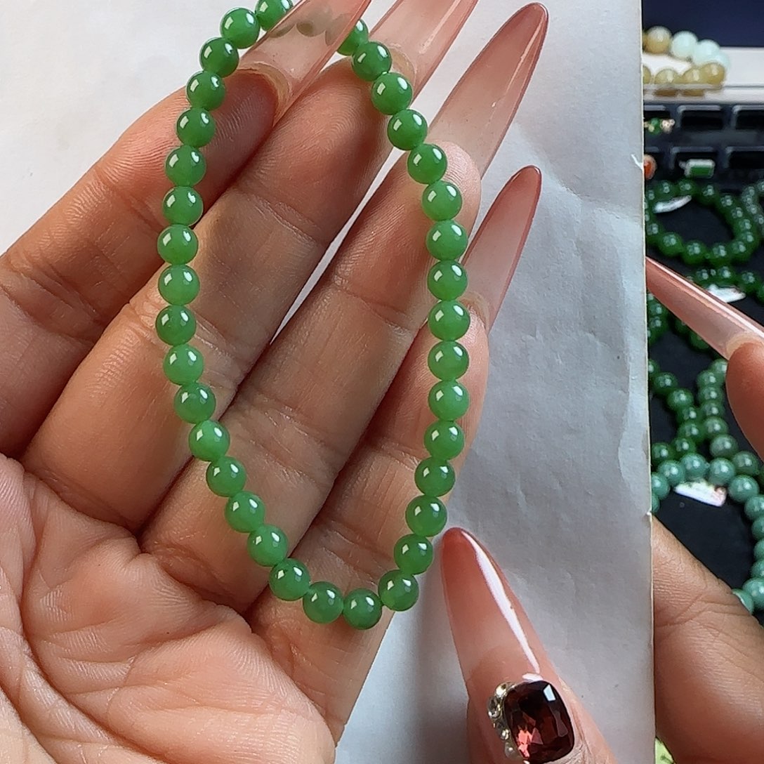 和田玉手串未镶嵌