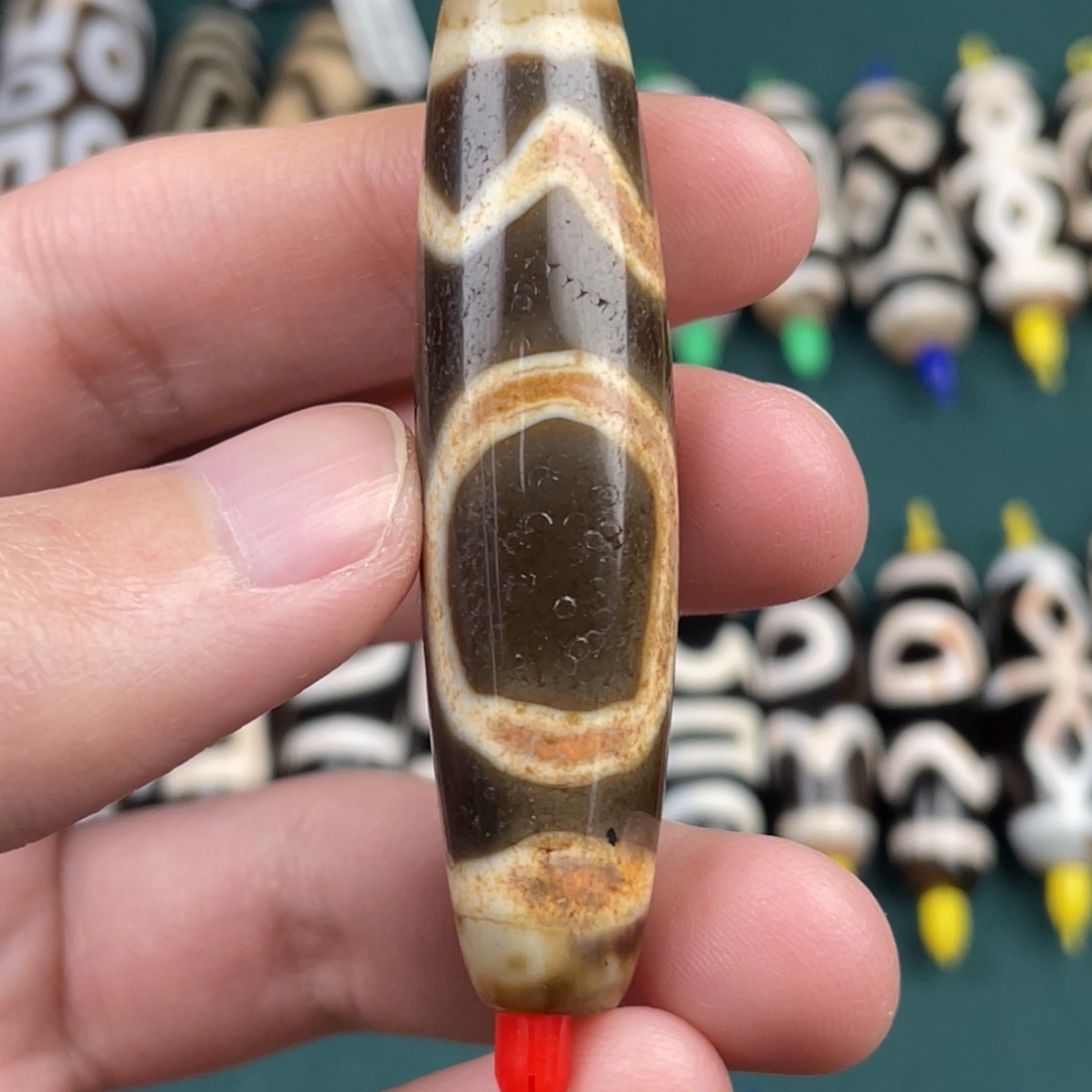 鼎***羽玛瑙/玉髓裸珠56.7 14 行运息增怀图腾