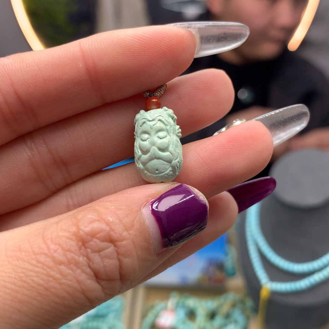 绿松石挂件未镶嵌