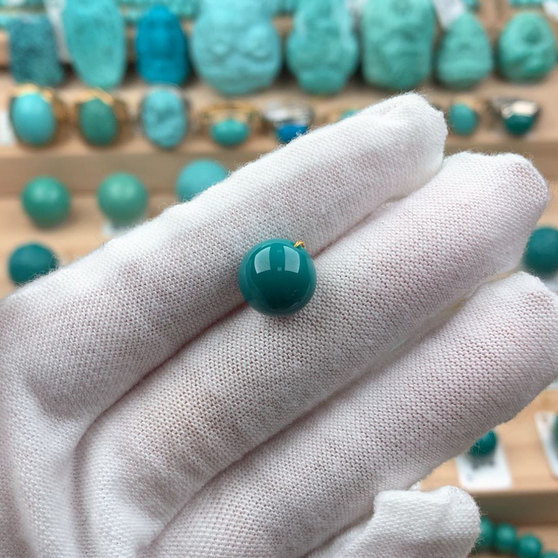 绿松石配饰未镶嵌10.5