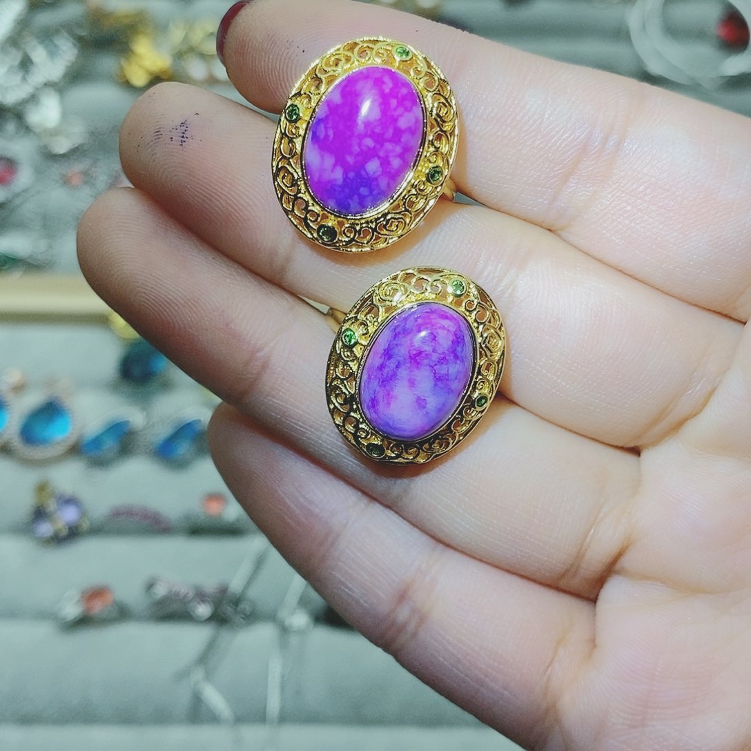 【闪购商品】芙蓉石戒指银S925镶嵌