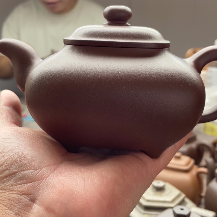 茶壶紫砂大传炉，紫泥