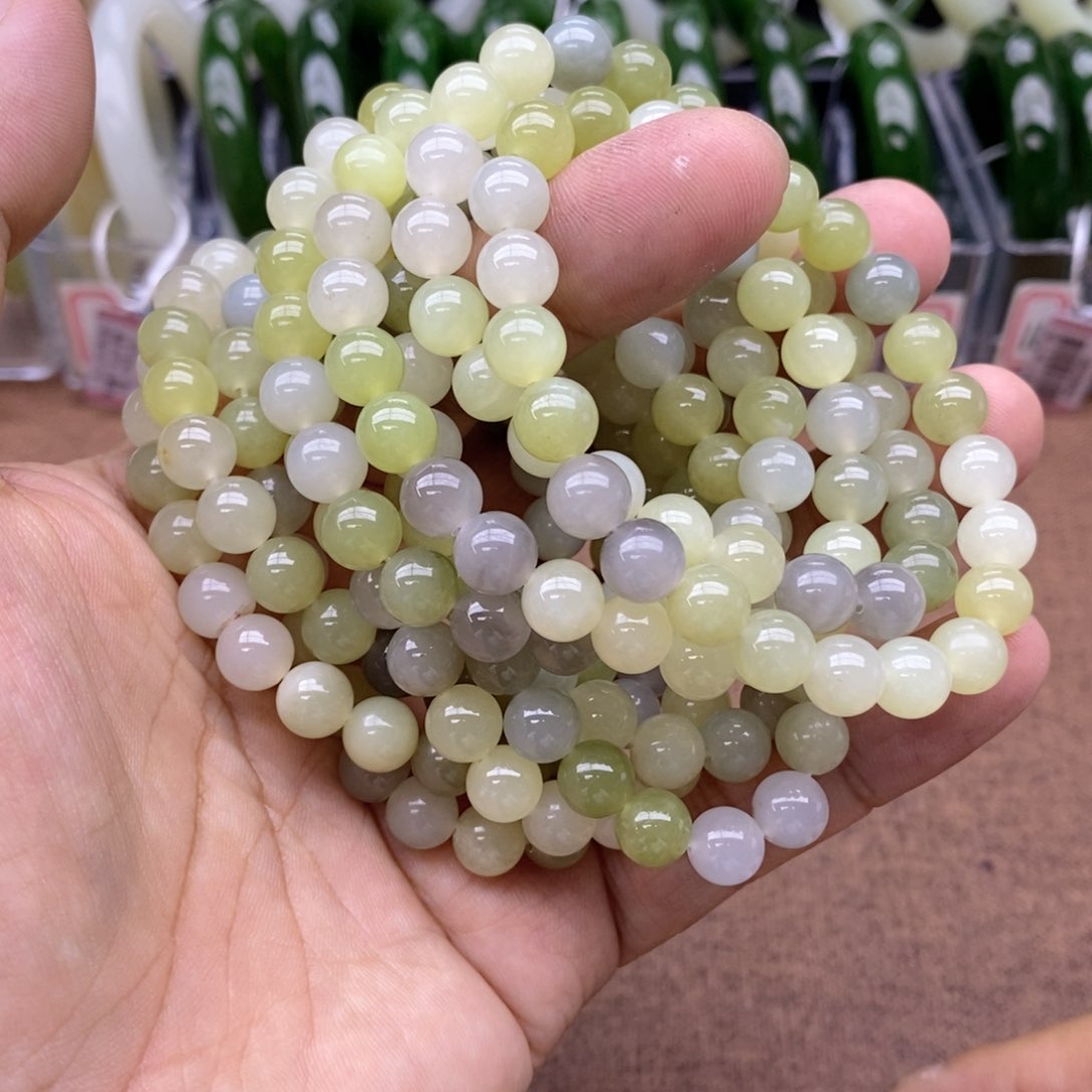 手串未镶嵌和田玉卡8