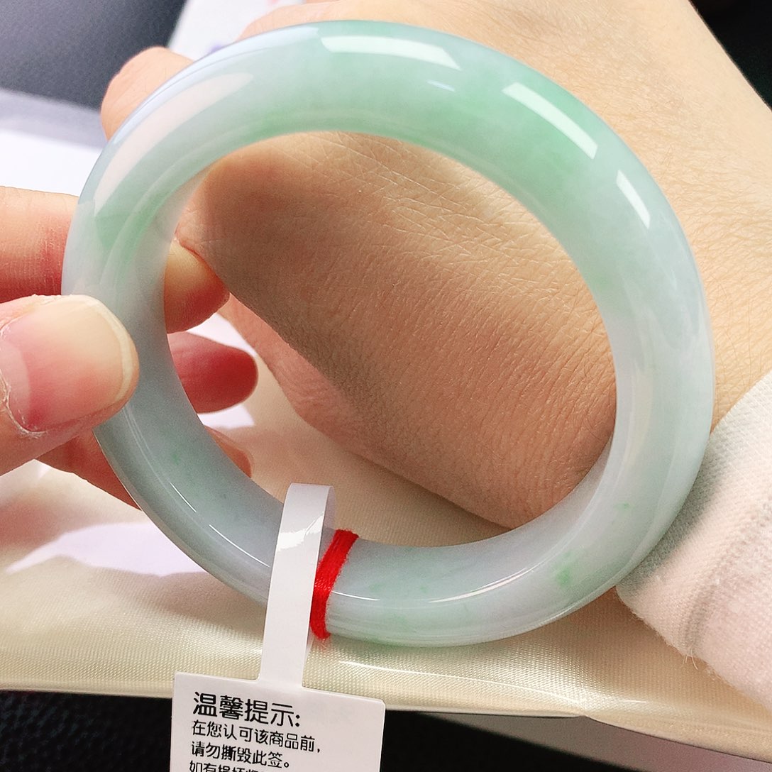 未镶嵌手镯翡翠55圈