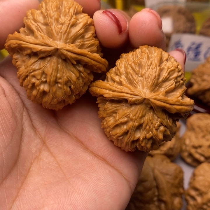 文玩核桃把件41白狮子头