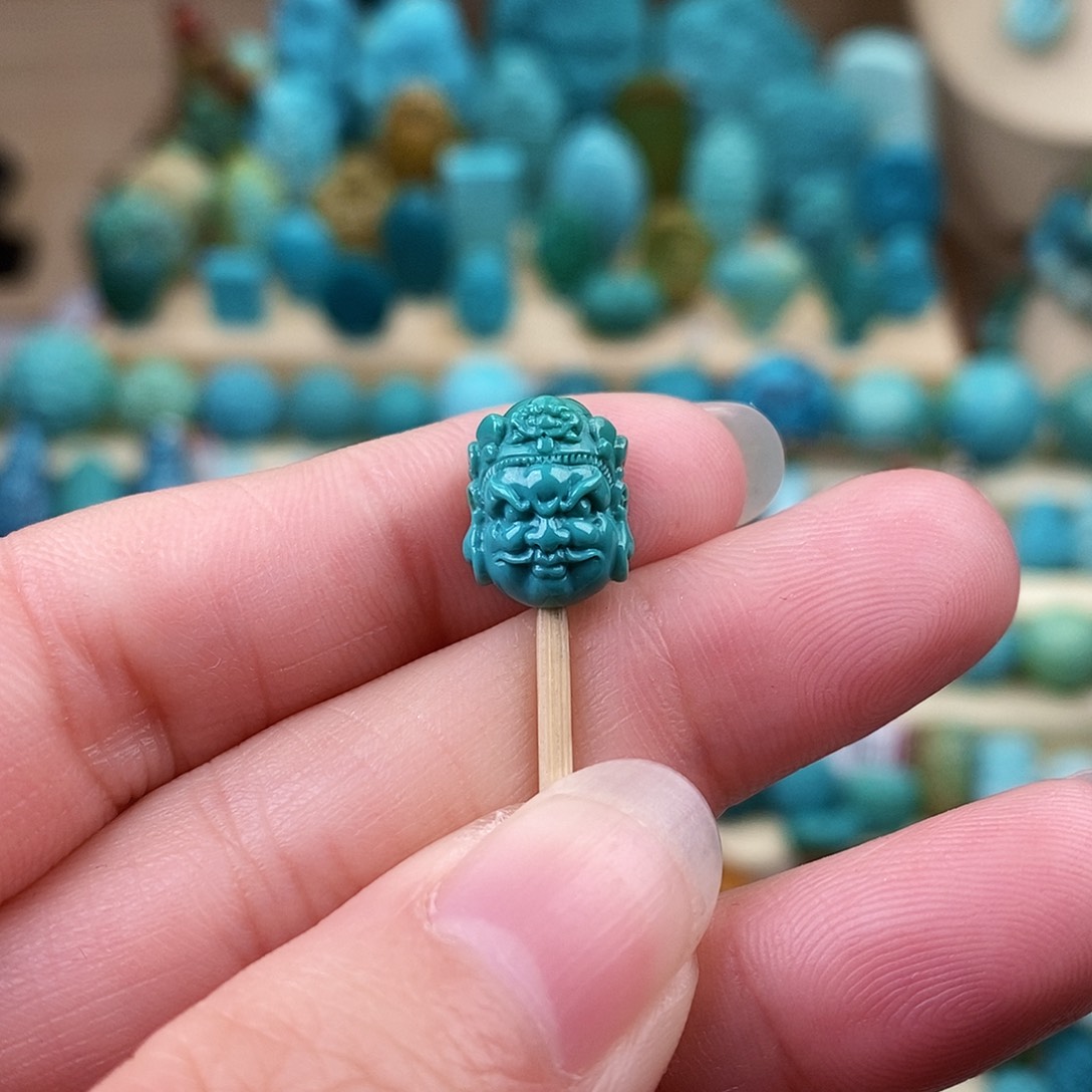 绿松石珠宝奇石未镶嵌