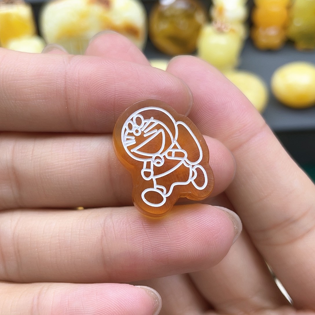 琥珀裸石未镶嵌蜜蜡