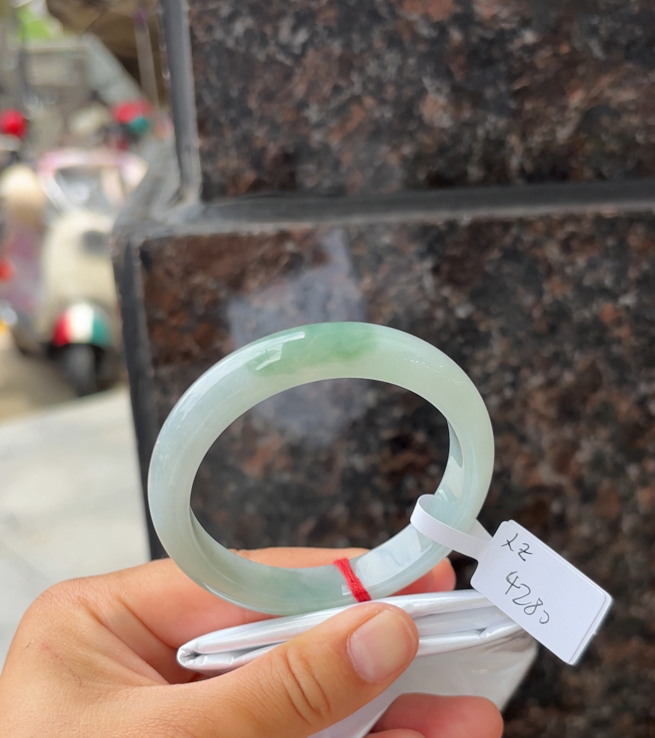 XZ（上新）推荐五十四点三圈翡翠a货手镯