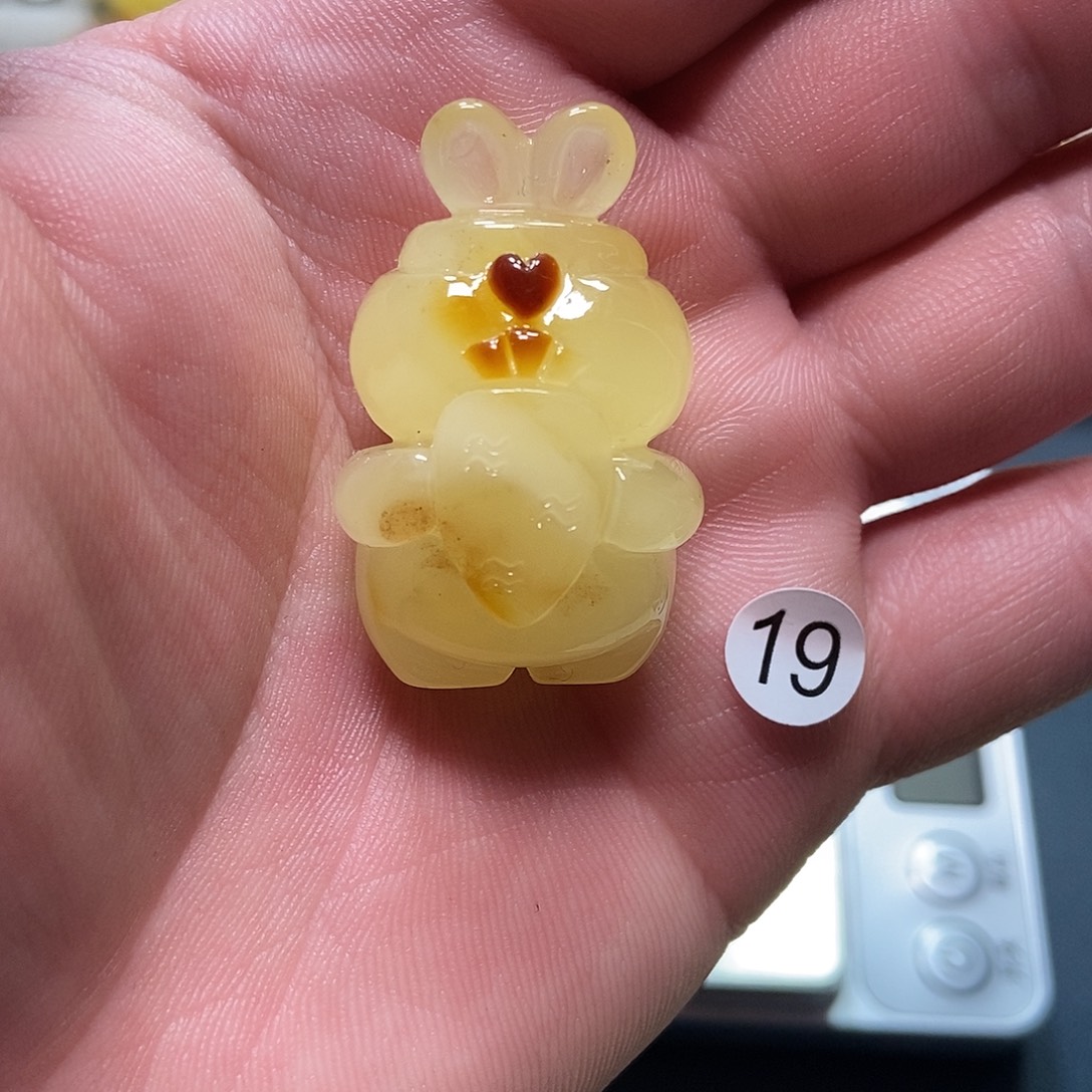 琥珀未镶嵌裸石天然琥珀蜜蜡吊坠