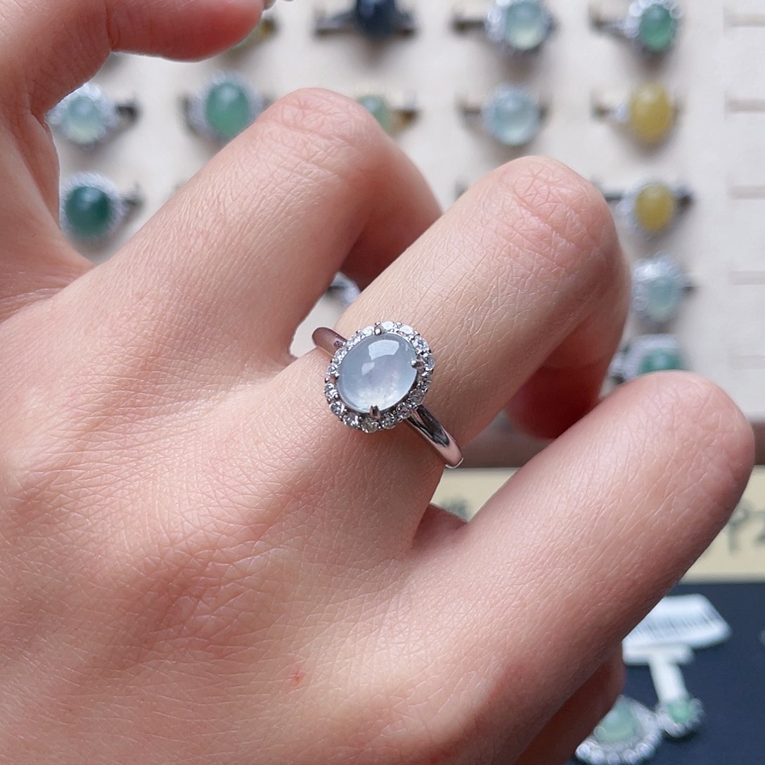 翡翠戒指未镶嵌戒指