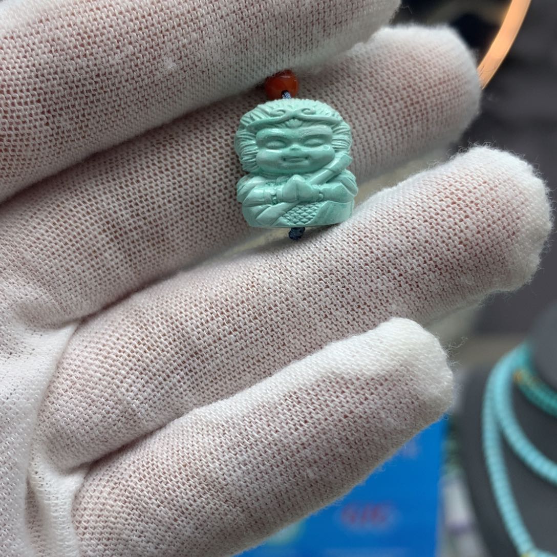 绿松石挂件未镶嵌