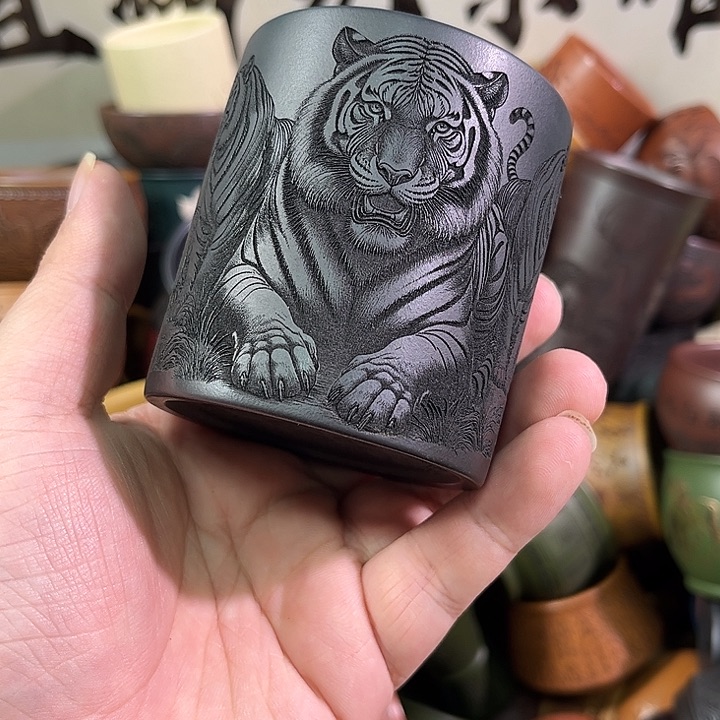 茶杯紫砂全手工紫砂主人杯