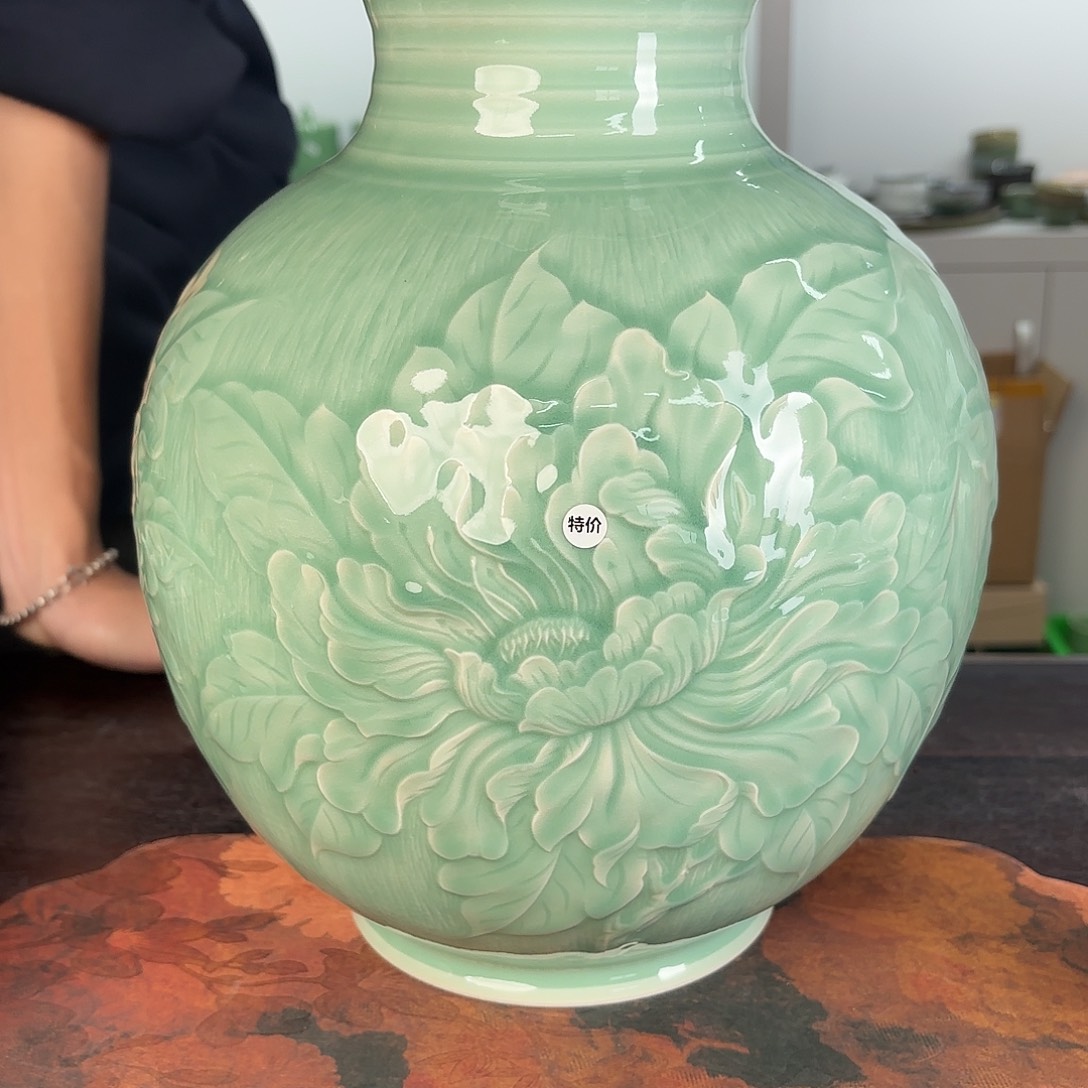 龙泉云间青瓷小米茶器