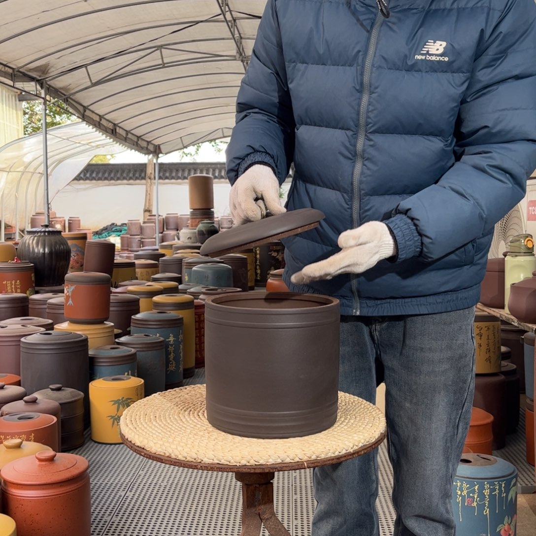 茶叶罐紫砂7 饼茶叶罐