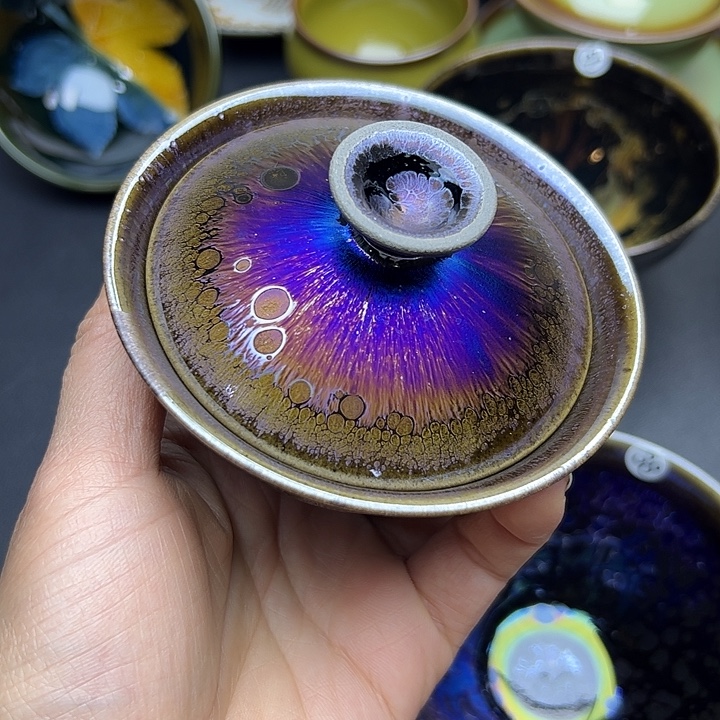 茶盏建窑建盏主人杯微瑕