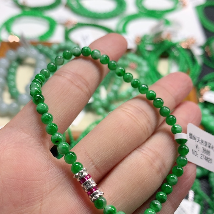 翡翠未镶嵌手链翡翠