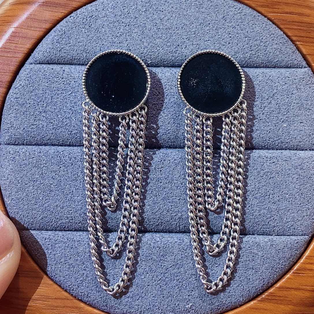 银S925镶嵌淡水珍珠耳饰