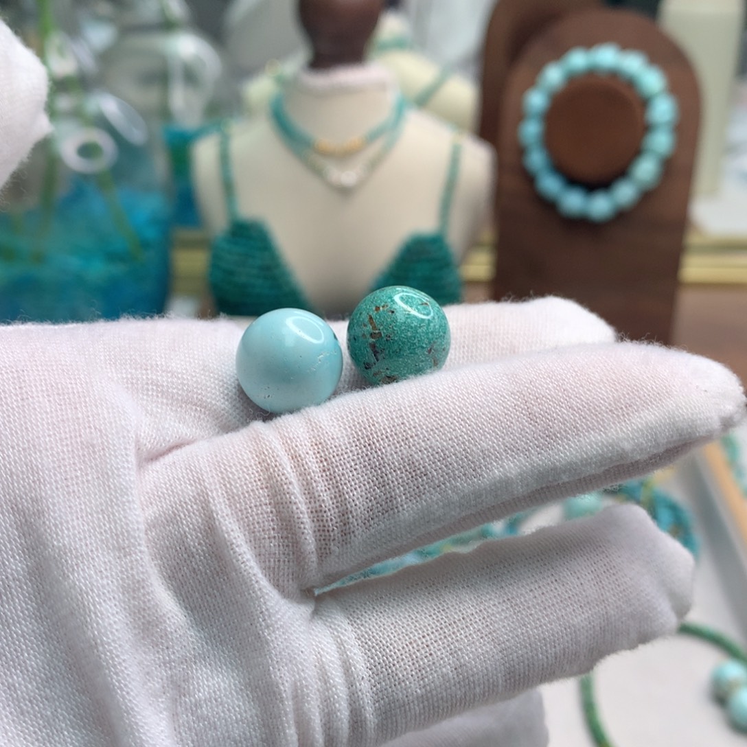 绿松石未镶嵌饰品