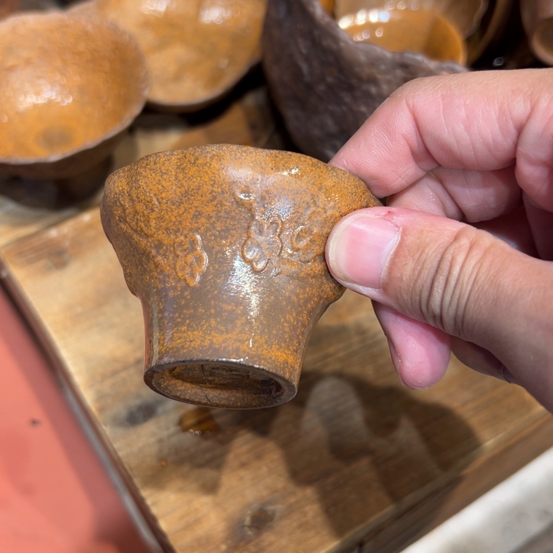 复古风格老陶泥系列茶盘茶具摆件