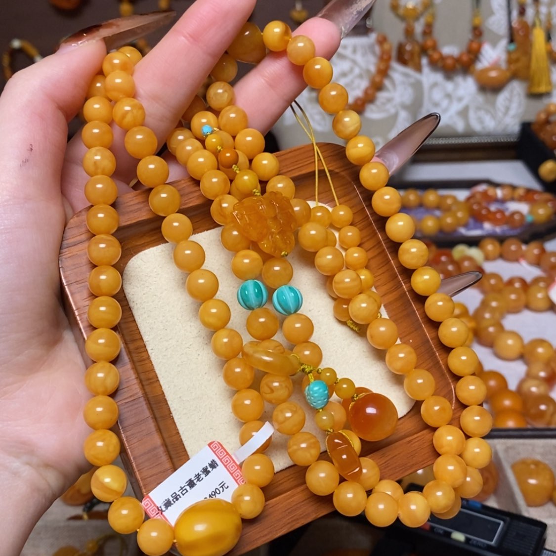 【闪购商品】手链蜜蜡未镶嵌手串