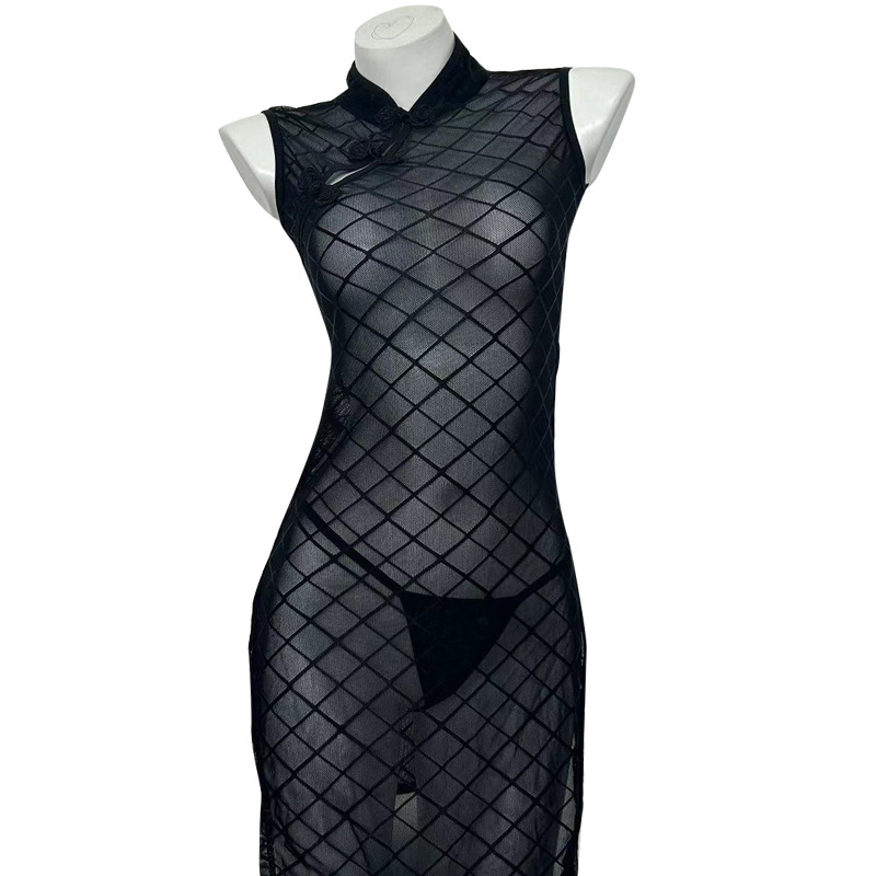 秋冬爆款甜美简约性感情调趣味民国风旗袍后妈裙约会战袍辣妹诱惑