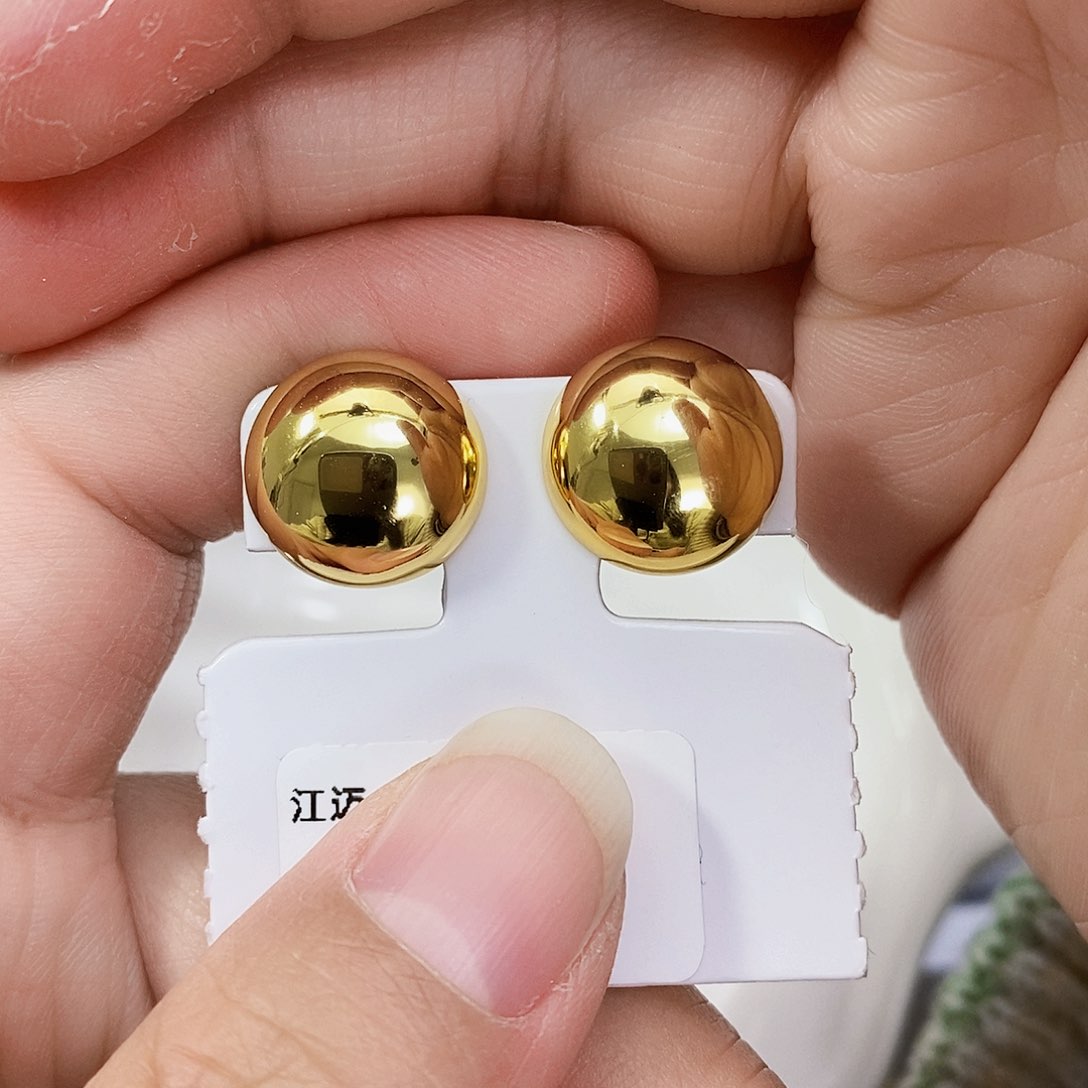 淡水珍珠特价不退换银耳饰银S925镶嵌