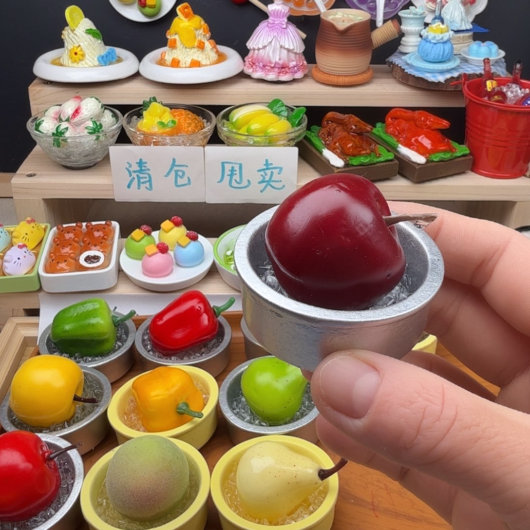 树脂食玩冰箱贴凭开箱视频售后