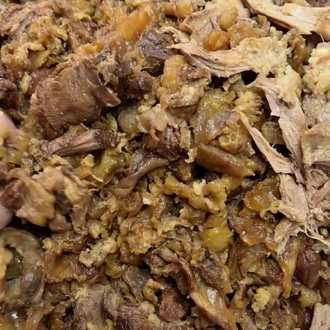 马的拆骨肉骨头上提下来的肉