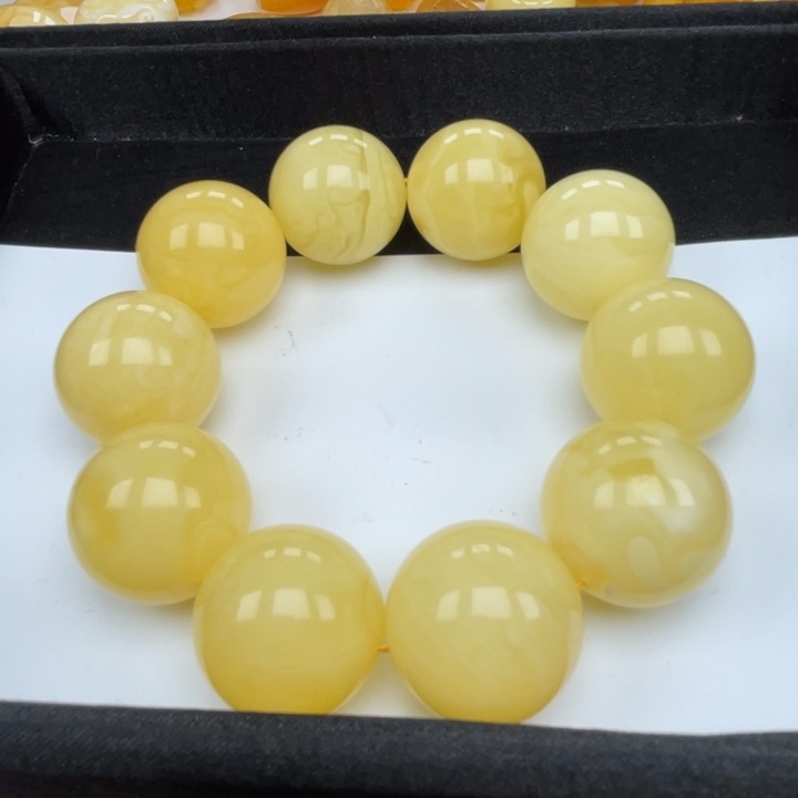 裸石蜜蜡未镶嵌蜜蜡25➕手串重92