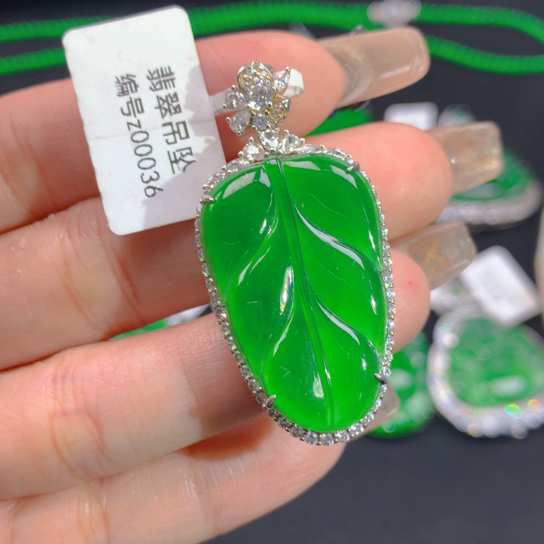 翡翠颈饰银S925镶嵌1111111111