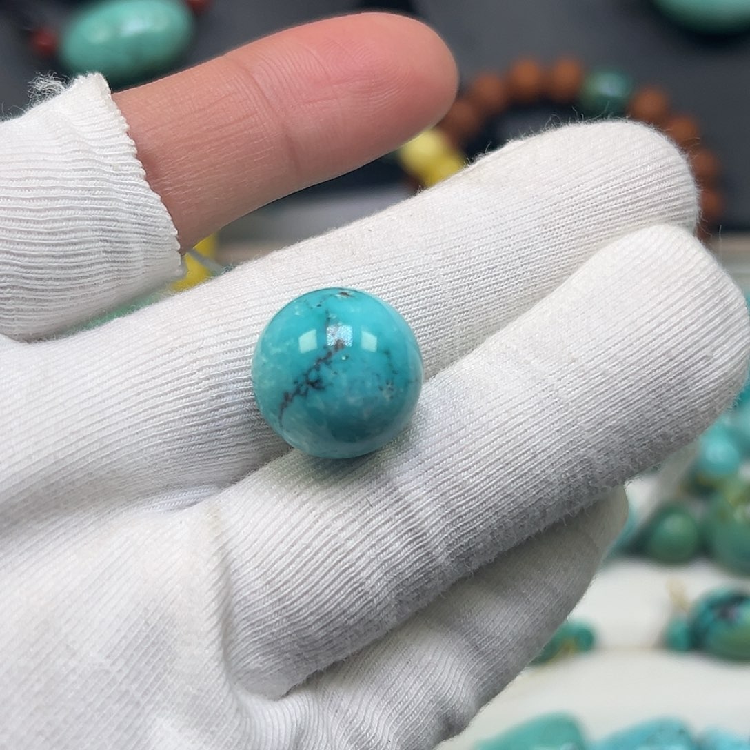 绿松石珠宝奇石未镶嵌双*