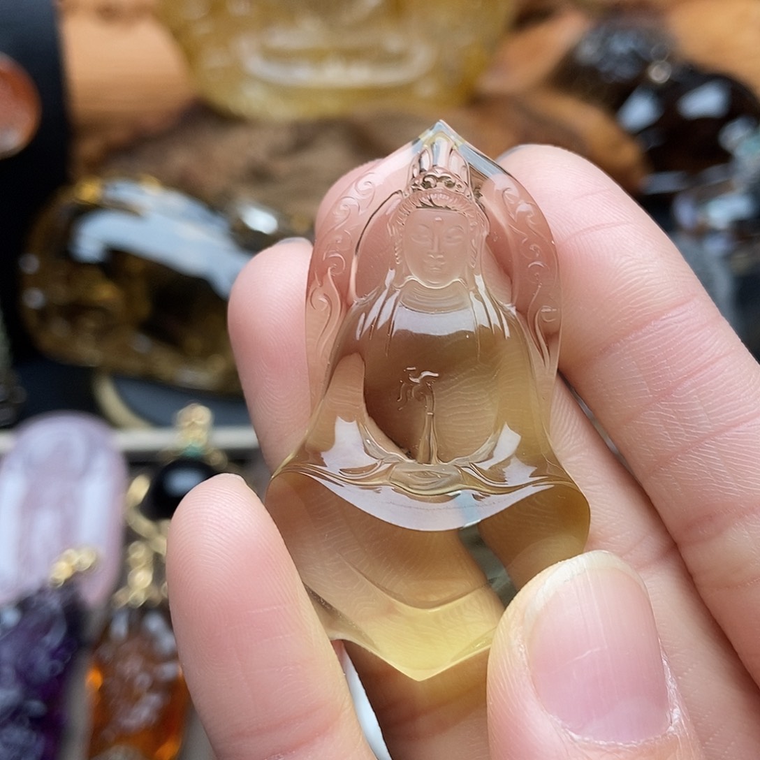 水晶吊坠未镶嵌吊坠