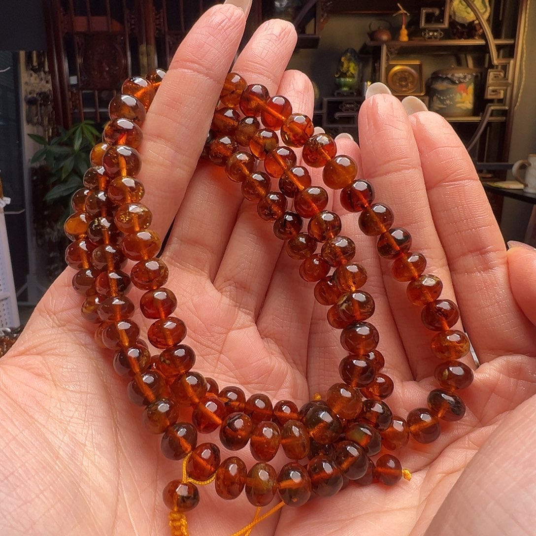 琥珀未镶嵌裸石抚顺琥珀20664八