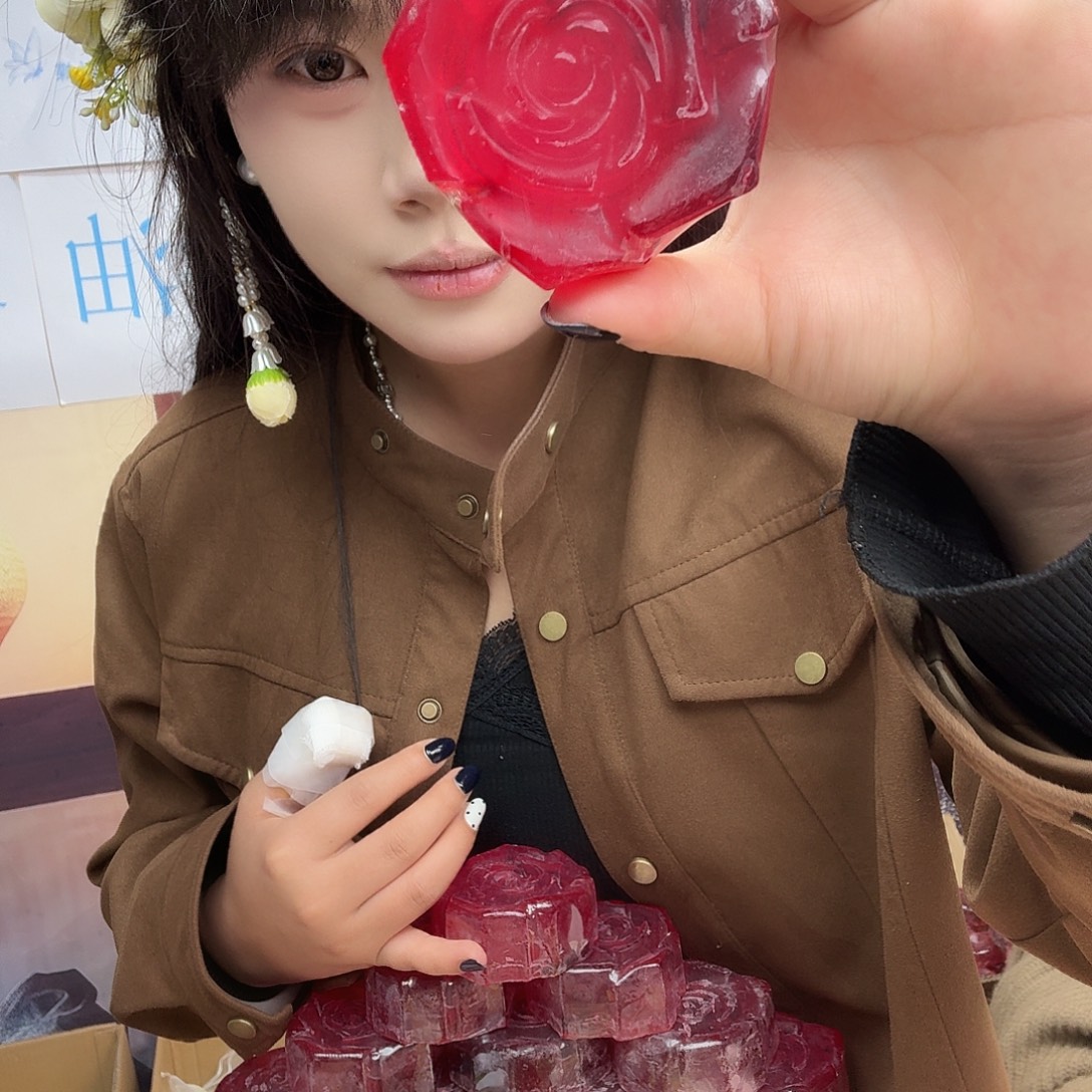 花型精油手工皂一个