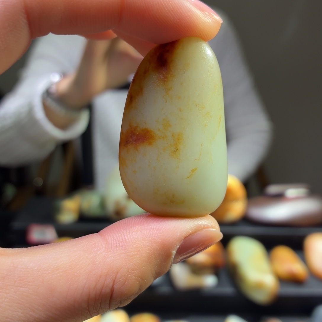 和田玉未镶嵌挂件24g